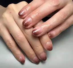 (ジェルオフ)ラメグラデーション