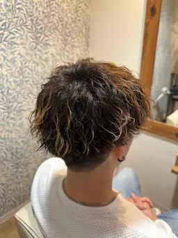 メンズカット＋パーマ