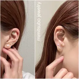 ▫️耳つぼジュエリー×ラッシュリフト🪞⟡.·*両耳20粒まで (美容/ダイエット/頭痛/肩こりなどのお悩みに)