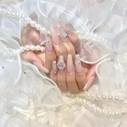 🎀9/8.9限定価格🎀【HAND】オフなし⭐️チップ長さ出し10本＋ワンカラーorラメグラ