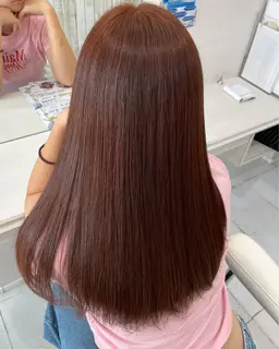 【ワンカラー💞】/月曜16時限定/暖色カラー/マスクトリートメント付き❣️/全頭ロング料金別途/ ブリーチ無し