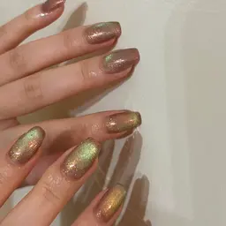 【オフ有り】【定額】100 Simple / 1カラー・マグネット・ミラー・オーロラネイル/2回目以降オフ代1100円