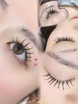 💞 シングル フラットラッシュ 120本 💞 + トリートメント仕上げ🫧