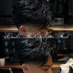 【10月限定】センターパート🌪️＋テーパーフェード🔥＋最新トリートメント✨