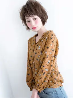 【ショート】カット+カラー 0円　＊2cm以上切らせていただける方限定　＊カラーチェンジの方《白髪染め不可》