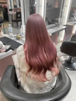 🎀 カット+ケアダブルカラー+高保湿3stepトリートメント 🎀 ロング料金なし💎