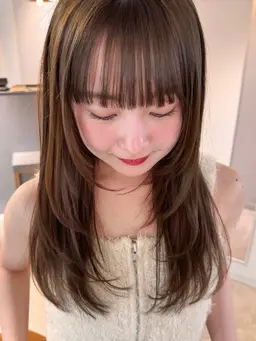 【ご新規様限定】🩵似合わせレイヤーカット+透明感カラー+トリートメント