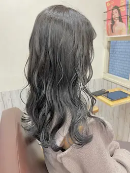 【💄最安カラークーポン💄】   ダメージレスカラー+クイックTr+コテ巻き