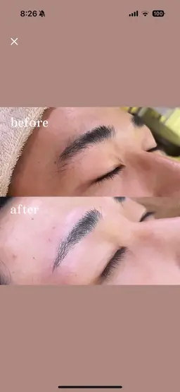 【U24】【清潔感up🫧】眉ワックス➕眉カット🍀✨