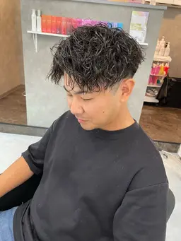 【お洒落メンズカット＋パーマ】