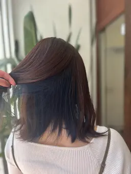 🫣💖おしゃれにチラ見せ🫣💖/インナーカラー練習モデルメニュー/平日限定❕✨️