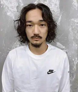 ☁️《メンズ人気パーマ》朝のセットも楽にきまる‼️メンズカット＋ニュアンスパーマ🕊️☁️