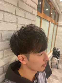 カット+シェービング・眉カット+シャンプー+ブロー