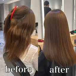 【扱いやすさ🦋垢抜け🫧NO.1】大人レイヤーカット💎+地毛風premium美髪矯正✨