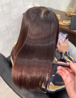 ✨初回限定格安クーポン✨カット+髪質改善カラー+アルカリ酸熱トリートメント