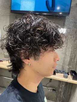 カット➕パーマ メンズレディースどちらでも可