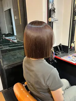 カット+縮毛矯正