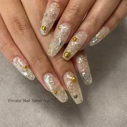 【ハンドジェルオフケア込み】チップ10本長さ出し＋フルアート