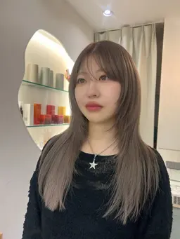 🫐ブリーチ➕オンカラー✧︎*。