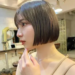 暗め寒色系カラー🐬髪質改善トリートメント付き