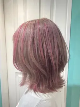 ハイライト＋カラー(トリートメント付)