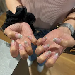 ★ラメグラデーションネイル💎【オフあり】