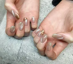 マグネットネイル✨ミラーアート2本込み✨