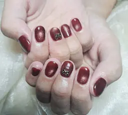 ハンド マグネットワンカラー💅 パーツ2個付き✨ オフ無しorフィルインオフ込み