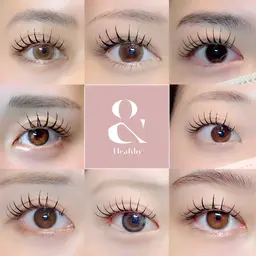 【 平日限定🩷 & healthy アンドヘルシー 】フラット120本+まつげパーマ（上）｟最新パリエク🕊️｠