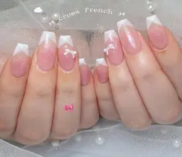 【オフあり限定】ハンド/クロスフレンチ(白)