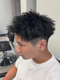 【新規】メンズカット+ツイストパーマ¥11000