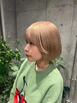 🌸ご新規様限定クーポン🌸トリプルカラー（2ブリーチ+カラー）＋韓国式トリートメント＃韓国#ハイトーン