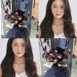 韓国ヨンエカット＋メロウ無重力パーマ＋透明感カラー