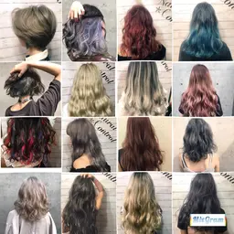 ピンク💗ブルー💙ユニコーン❤️ネイビー💜好きの方❣️※お値段、メニュー要相談可能❗️【ダブルカラー、ブリーチ込み】