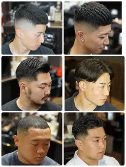 メンズカット　ショート