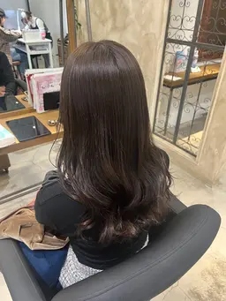 💖人気No.2💖透明感カラー＋4step Aujua treatment🩰🎀(スパシャンプー付き🛁🫧‪)