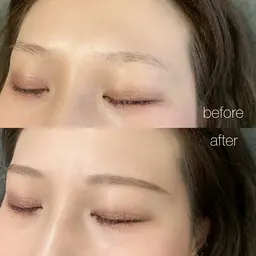アイブロウwax（美眉スタイリング）+メイク仕上げ◎