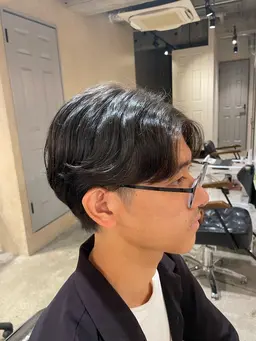 メンズカット＋毛流れパーマ🌀(スパイラル、複雑パーマは不可)