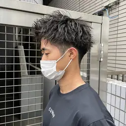 【次回予約限定】 メンズカット+波巻きパーマ・ツイストスパイラルパーマ+トリートメント