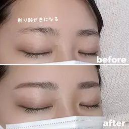 美眉スタイリング（眉毛ワックス）&メイク仕上げ