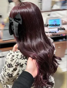【U24ミニモ学割】カット＋ブリーチなし透明感Wcolor＋うるさらTR🫧
