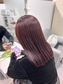 【ミニモ限定No.1艶髪】髪質改善カラー+トリートメント✨