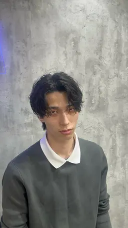 【🦄平日限定🦄】メンズカット➕パーマ➕トリートメント#毛流れ#センターパート#ツイスト#波巻き#ダメージレスパーマ