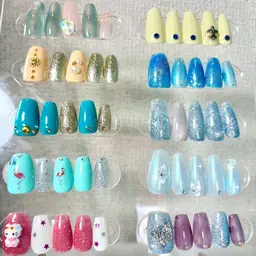 SUMMER夏ネイル（定額デザイン）カラー変更可能。