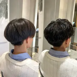 【当日限定価格⭐️】メンズパーマモデル🌀カット➕パーマ➕シャンプートリートメント➕セット💫詳細ご確認ください