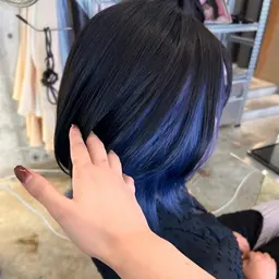 カット＋インナーカラー