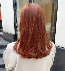 ブリーチ＋オンカラー‼️自分好みのカラーに❤️‍🔥🥀