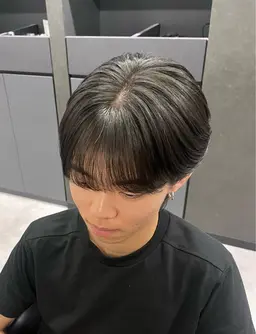 メンズカット+✨❤️‍🩹髪質改善縮毛矯正❤️‍🩹✨【男性に似合う自然な髪質をご提供】