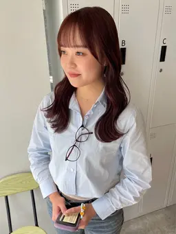 カット＋ブリーチなしダブルカラー＋Mトリートメント🪻