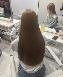 【🖤ブリーチなしで明るく🖤】ダブルカラー＋うる艶トリートメント